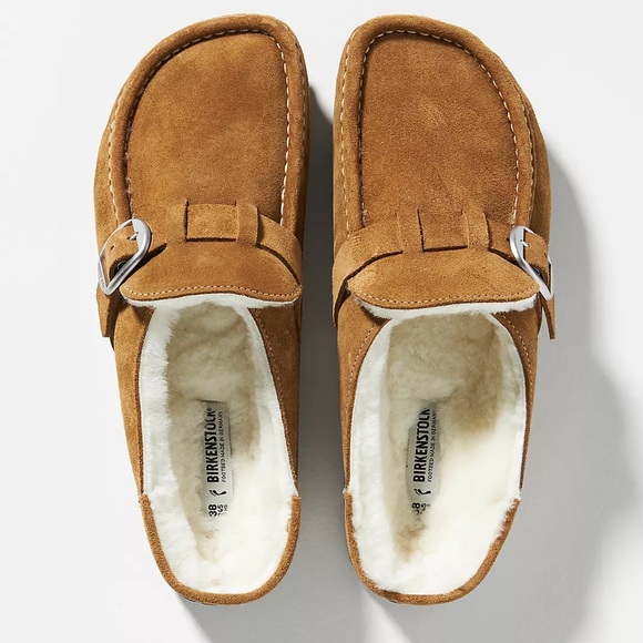 Birkenstock Buckley Shearling Clogs women size 9 - Picture 1 of 13